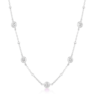 SOFIA strieborný náhrdelník so zirkónmi IS028CT523RHWH