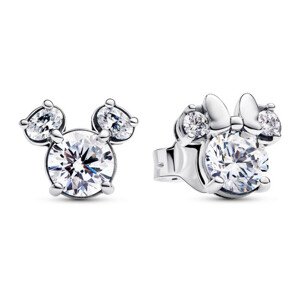 PANDORA Disney náušnice Mickey & Minnie 293219C01