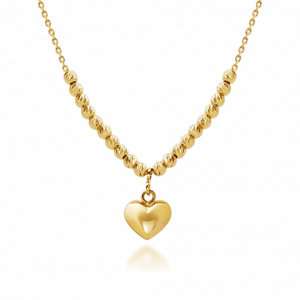 SOFIA zlatý náhrdelník so srdiečkom LVLLV46-6