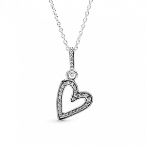 PANDORA náhrdelník so srdcom 398688C01-50