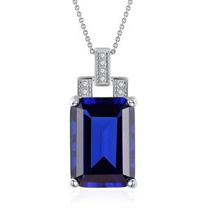 Linda's Jewelry Strieborný náhrdelník Navy Blue Ag 925/1000 INH181