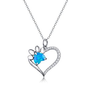 Linda's Jewelry Strieborný náhrdelník Milujeme Zvieratá Ag 925/1000 INH165