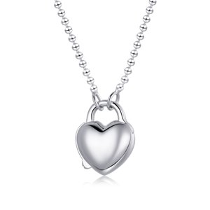 Linda's Jewelry Strieborný náhrdelník Zámok lásky Ag 925/1000 INH171