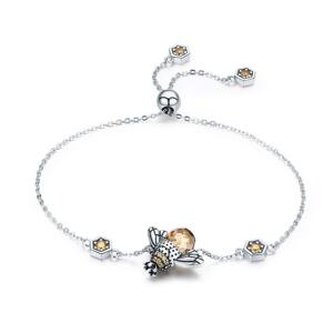 Linda's Jewelry Strieborný náramok Včelí Kráľovná Ag 925/1000 INR096