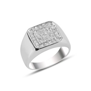 OLIVIE Pánsky strieborný prsteň 5709 Veľkosť prsteňov: 9 (EÚ: 59 – 61) Ag 925; ≤7,4 g.