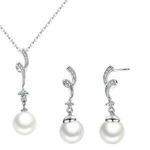 OLIVIE Strieborná perlová sada JUMEIRA 5955 Ag 925; ≤5,2 g.