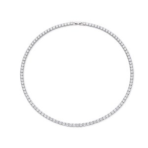 OLIVIE Strieborný tenisový 50cm/4mm náhrdelník 7290 Ag 925; ≤27 g.