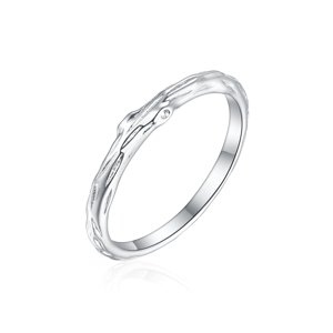 OLIVIE Snubný strieborný prsteň VETVIČKA 8589 Veľkosť prsteňov: 7 (EÚ: 54-56), Pohlavie: Dámske Ag 925; ≤1,5 g.
